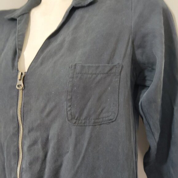 SMASH + TESS Barely Black Coveralls Tencel Romper Jumpsuit XS - Picture 7 of 14